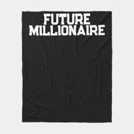 Cobertor De Velo Milionário Futuro Empreendedor Inspirador