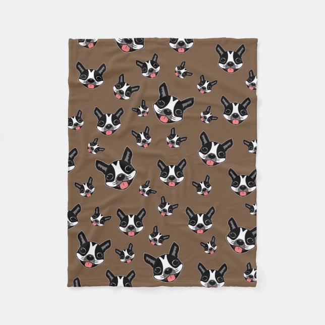 Cobertor De Velo Milo The Boston Terrier (Frente)