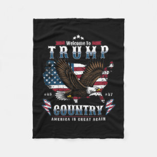 Cobertor De Velo Milwaukee Trump Country Flag Body Pillow Men Women
