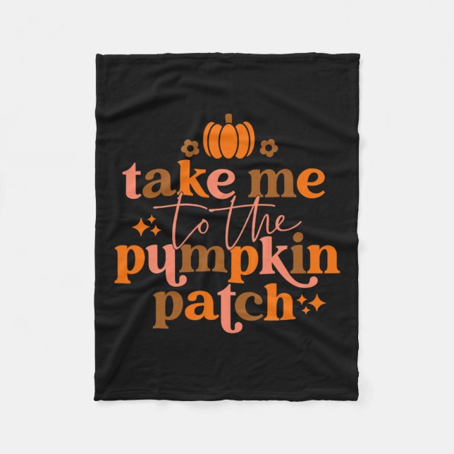 Cobertor De Velo Mim Para O Pumpkin Patch Autumn Queda Ação De Graç (Frente)