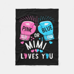 Cobertor De Velo Mimi Rosa Ou Azul Te Ama A Fazer Boxing A Reveal D