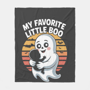 Cobertor De Velo Minha Camiseta de Halloween do Meu Pequeno Boo Fav