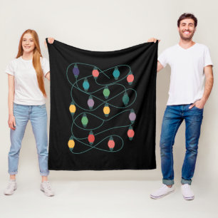 Cobertor De Velo Minha Cor Favorita É Luzes De Natal Camisa De Dorm
