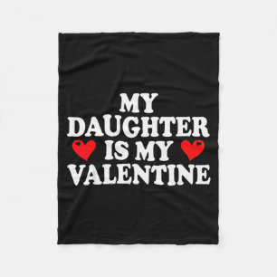 Cobertor De Velo Minha Filha É Minha Camisa Do Dia Dos Namorados En