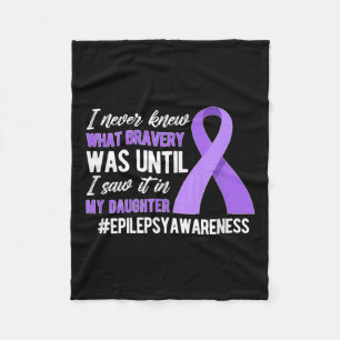 Cobertor De Velo Minha Filha Epilepsia Guerreira Mãe Epilepsia