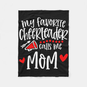 Cobertor De Velo Minha líder de torcida favorita me chama de mamãe,