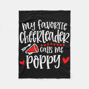 Cobertor De Velo Minha líder de torcida favorita me chama de Poppy
