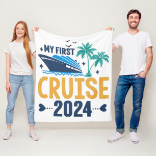 Cobertor De Velo Minha Primeira Viagem de Cruzeiro 2024
