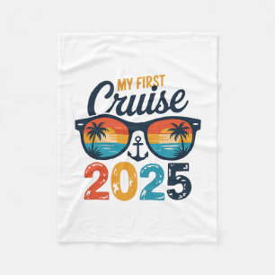 Cobertor De Velo Minha Primeira Viagem de Cruzeiro 2025 Divertida P