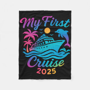 Cobertor De Velo Minha Primeira Viagem Familiar de Cruise 2025