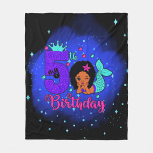 Cobertor De Velo Minha Sereia de Aniversário 5