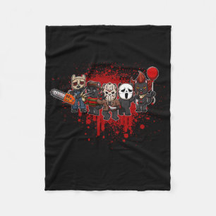 Cobertor De Velo Minha Tripulação do Horror - Gato Negro do Hallowe