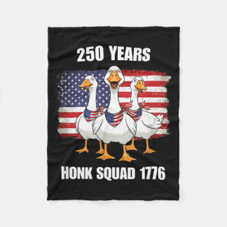 Cobertor De Velo Minimal 250 Years Honk Squad 1776