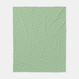 Cobertor De Velo Minimalist Dusty Sage Tiny Triangles