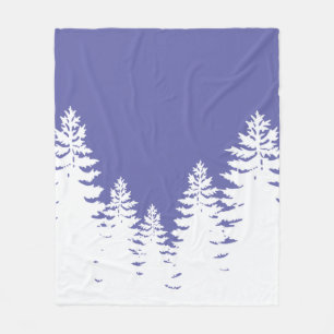 Cobertor De Velo Minimalist pine tree silhouette