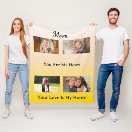 Cobertor De Velo MinimalistKeepsake - Mãe, Você é Meu Coração