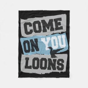 Cobertor De Velo Minnesota Soccer Loon - Vamos Você Loons