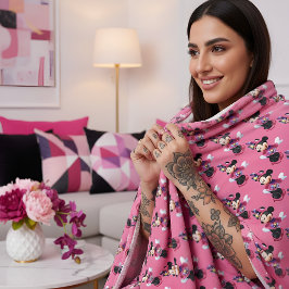 Cobertor De Velo Minni Fleece Blanket