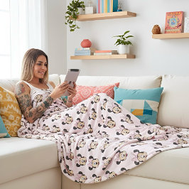 Cobertor De Velo Minnie Fleece Blanket