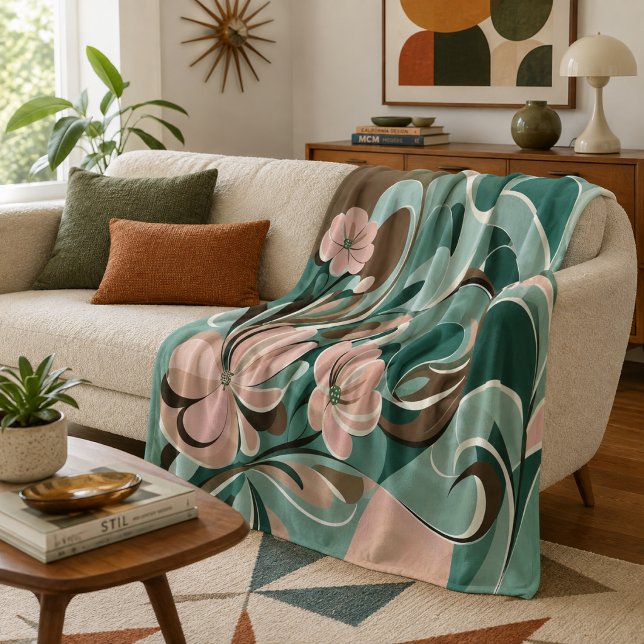 Cobertor De Velo Miragem Opulenta (Opulent Mirage Fleece Blanket
)
