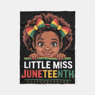 Cobertor De Velo Miss Juneteenth Liberdade Negra Americana Africana