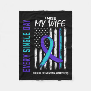 Cobertor De Velo Miss Minha Esposa Prevenção de Consciência Suicida