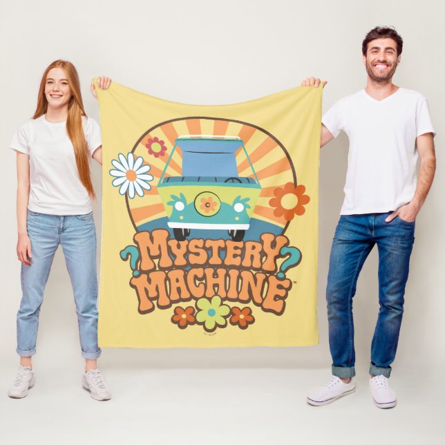 Cobertor De Velo Mistério Máquina Van Floral Gráfico (In Situ)