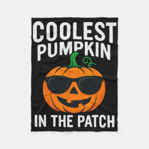Cobertor De Velo Miúdos Pumpkin Mais Fresco No Patch Halloween Boys