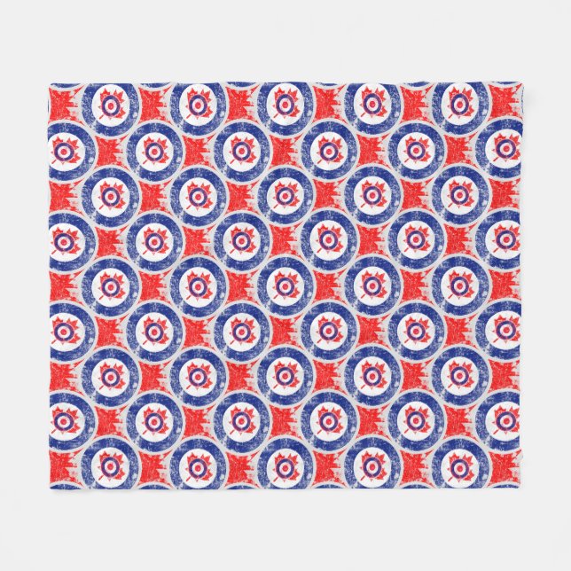 Cobertor De Velo Mod Alvo Mods mapear folha Alvo Roundel (Frente (Horizontal))