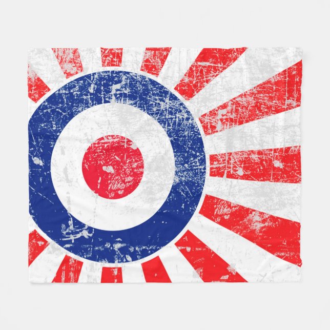 Cobertor De Velo Mod Target Mods USA Target Grunge Roundel (Frente (Horizontal))