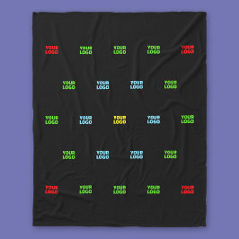 Cobertor De Velo Modelo de padrão de imagem ou logotipo carregado m