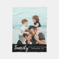 Modelo moderno da foto de família suas palavras