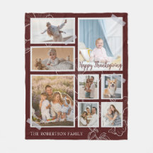 Modern 8 Foto Collage Happy Graças