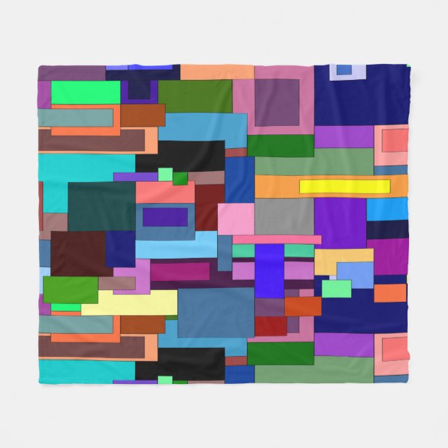Cobertor De Velo Modern Art Fleece Blanket (Frente (Horizontal))