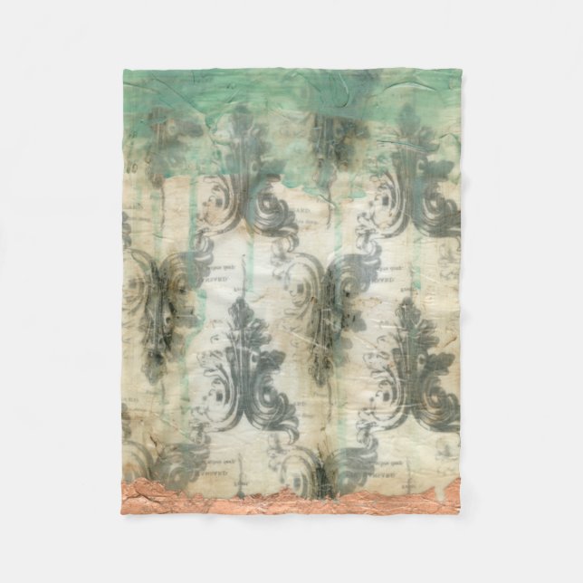 Cobertor De Velo Modern Fleur De Lis Design (Frente)