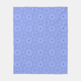 Cobertor De Velo Modern Liquid Art Flower Mandala Pattern