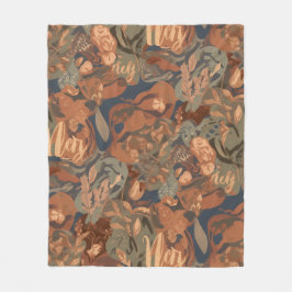 Cobertor De Velo Modern Neutral Checkerboard Pattern | Trendy Home 