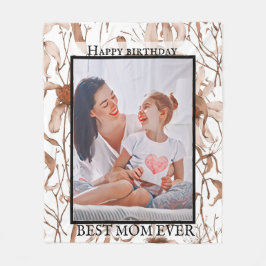 Cobertor De Velo Modern vibrant color mother photo art