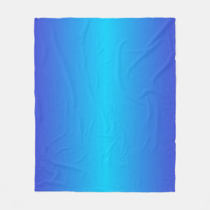 Cobertor De Velo Moderno Azul Turquesa Ombre