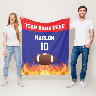 Cobertor De Velo Moderno de Futebol Personalizado