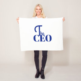 Cobertor De Velo Moderno Minimal O CEO Azul