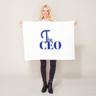 Cobertor De Velo Moderno Minimal O CEO Azul