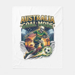 Cobertor De Velo Modo de Gol da Austrália Esqueleto Striker Nations