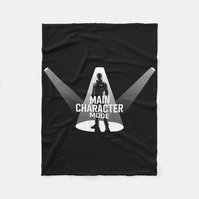 Cobertor De Velo Modo de Personagem Principal - Manter Simples e Fi (Frente)