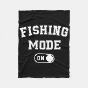 Cobertor De Velo Modo de Pesca Ativado Presente Divertido para Pai