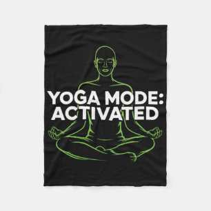 Cobertor De Velo Modo Ioga Ativado Meditação de Arte de Fitness Con