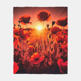 Cobertor De Velo Mohn im Gegenlicht