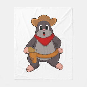 Cobertor De Velo Mole como Cowboy