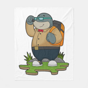 Cobertor De Velo Mole como Hiker com Backpack