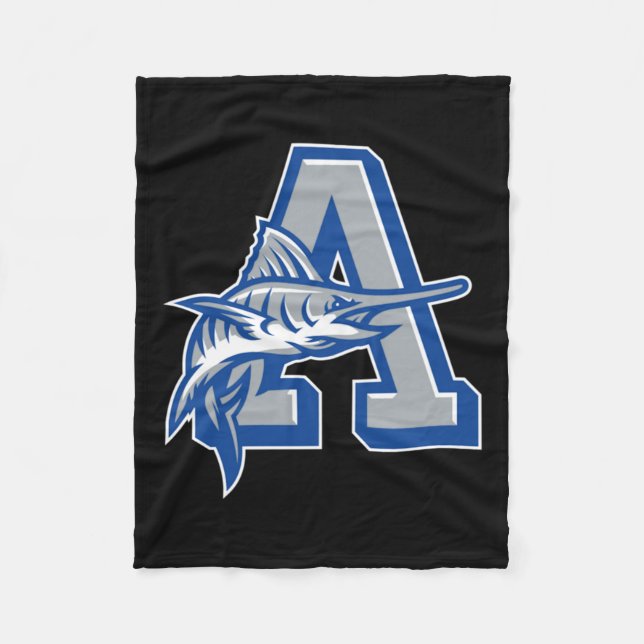 Cobertor De Velo Moletom Jr Arnold High School Marlins (Frente)